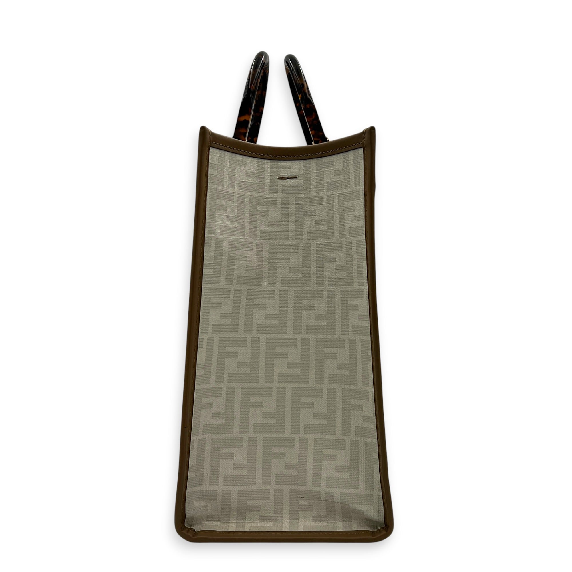 Sunshine x Antonio Lopez Tote Bag in Coated Canvas, Gold hardware