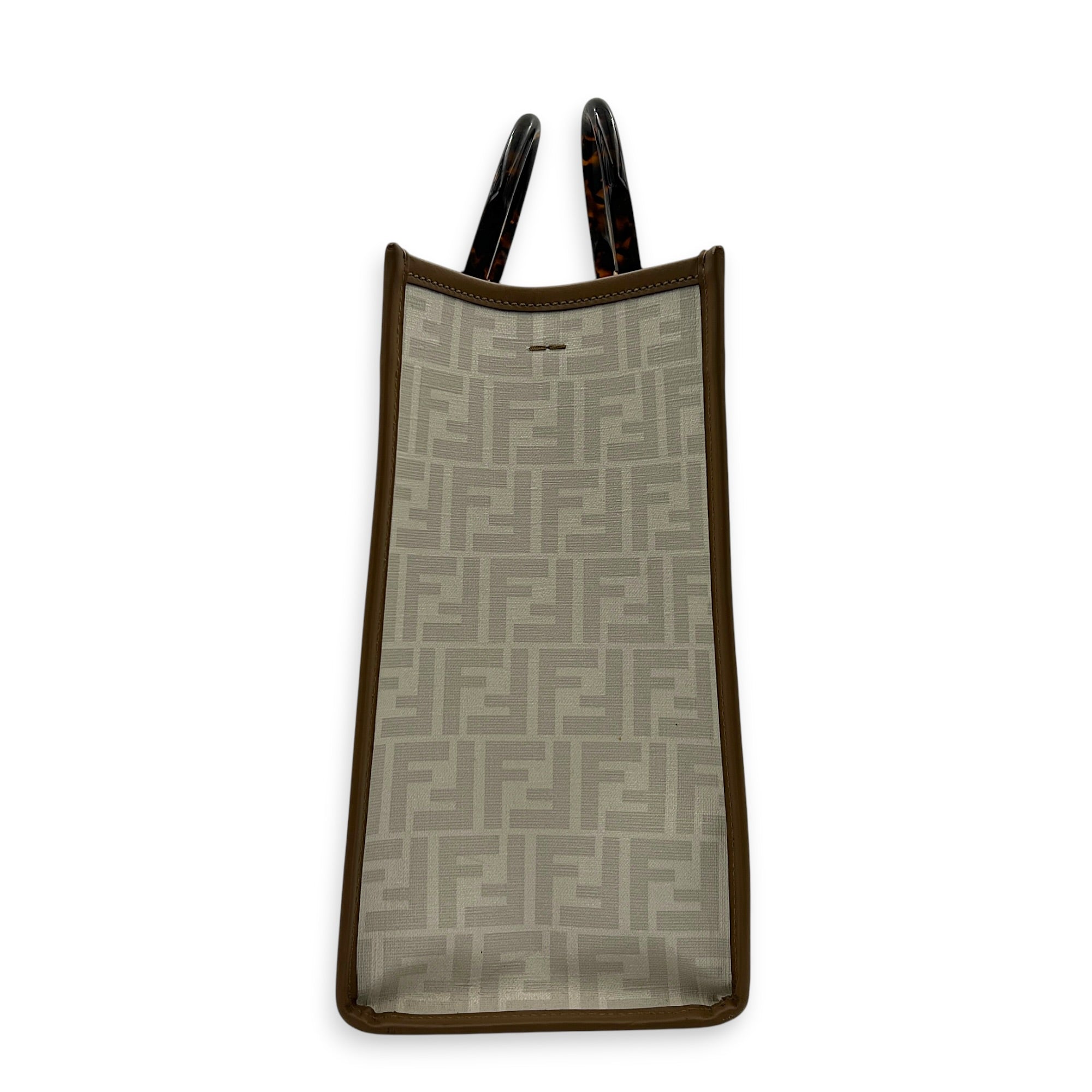 Sunshine x Antonio Lopez Tote Bag in Coated Canvas, Gold hardware