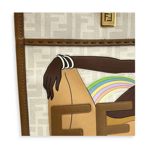 Sunshine x Antonio Lopez Tote Bag in Coated Canvas, Gold hardware