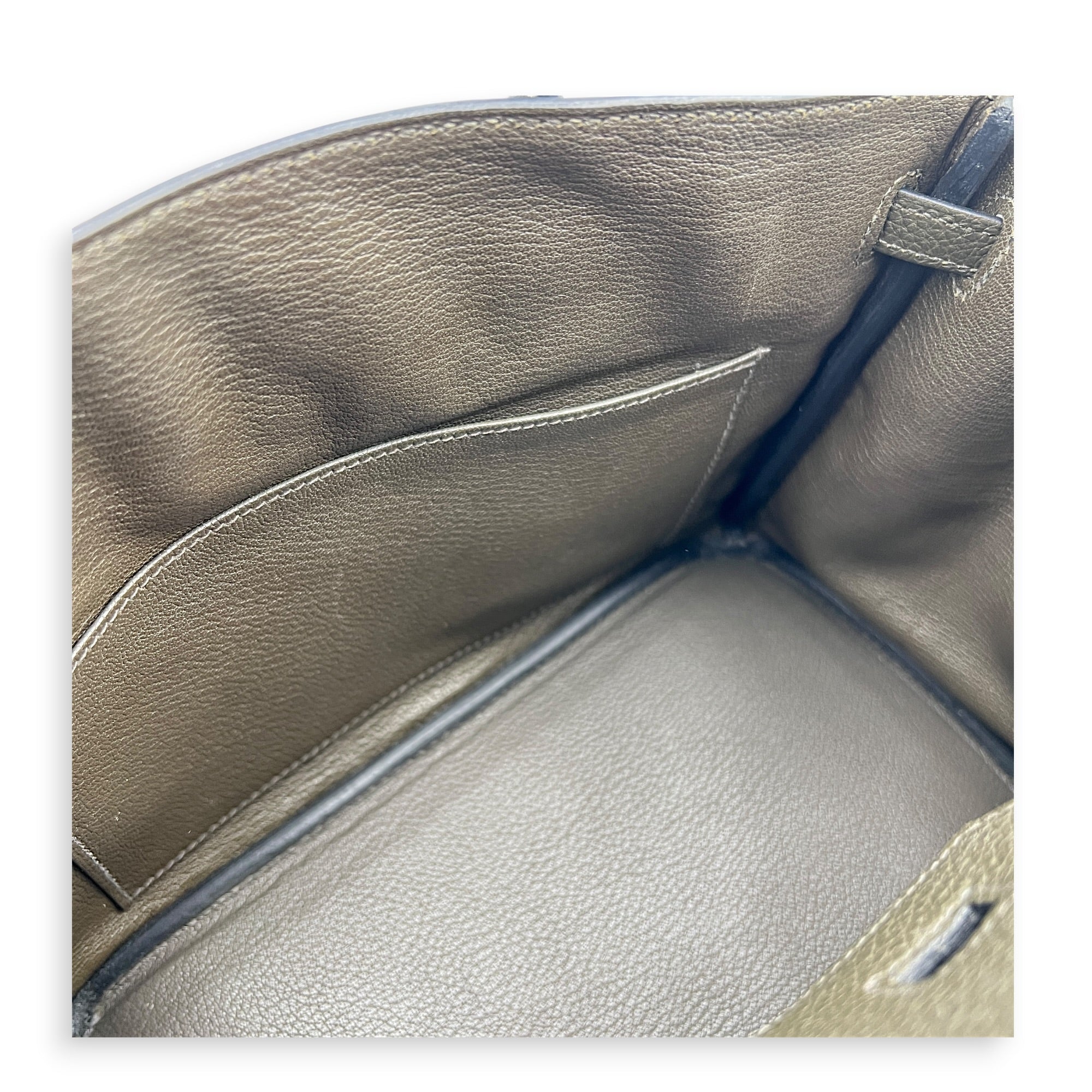 Birkin 25 Vert Maquis Top Handle Bag in Togo, Gold hardware