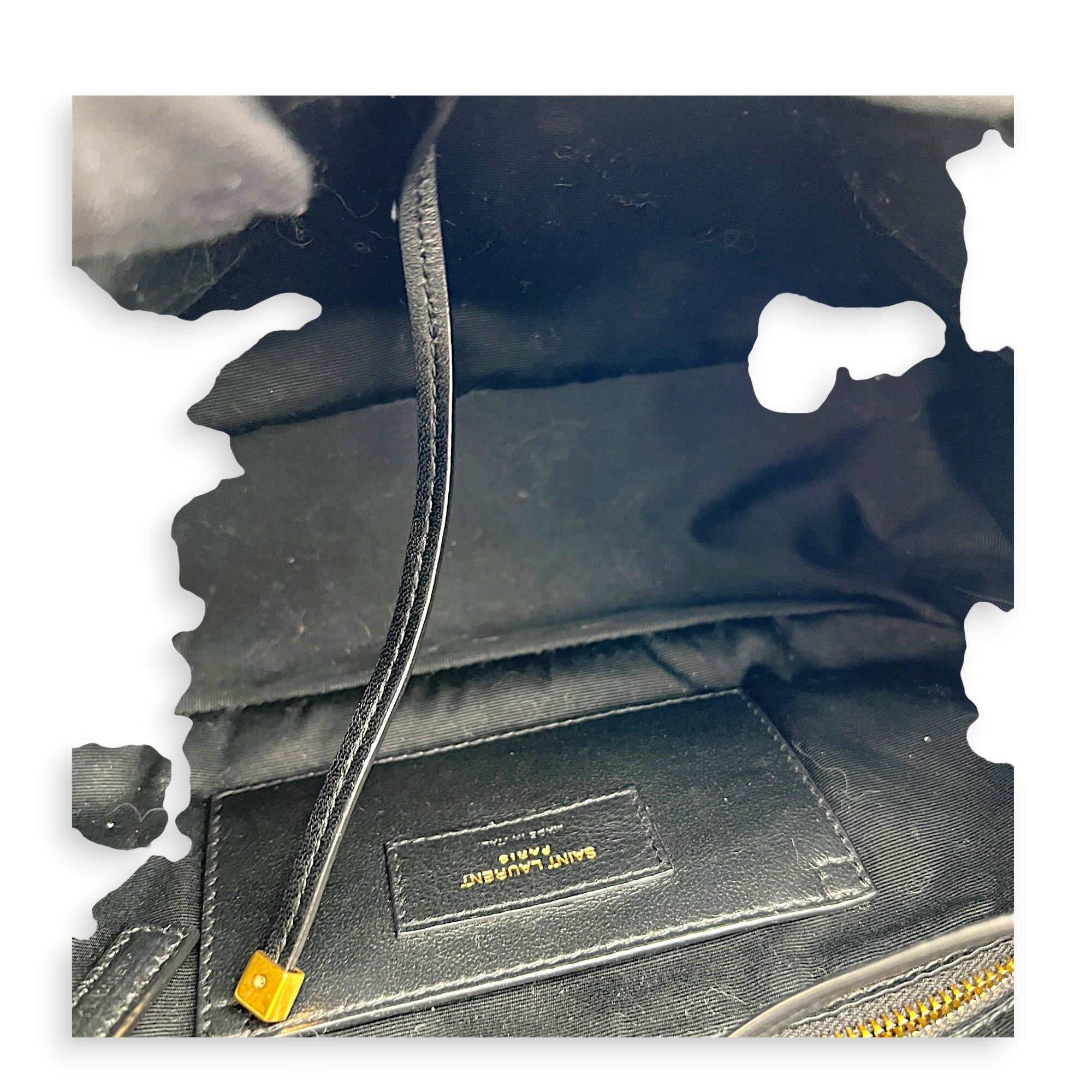 Jamie 4.3 Black Shoulder Bag in Lambskin, Gold hardware