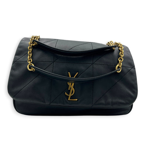 Jamie 4.3 Black Shoulder Bag in Lambskin, Gold hardware