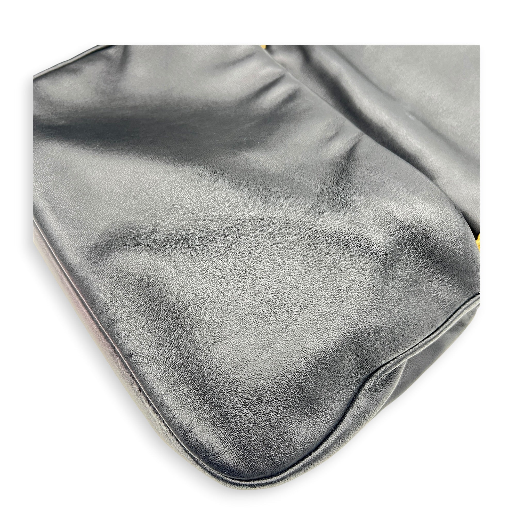 Jamie 4.3 Black Shoulder Bag in Lambskin, Gold hardware