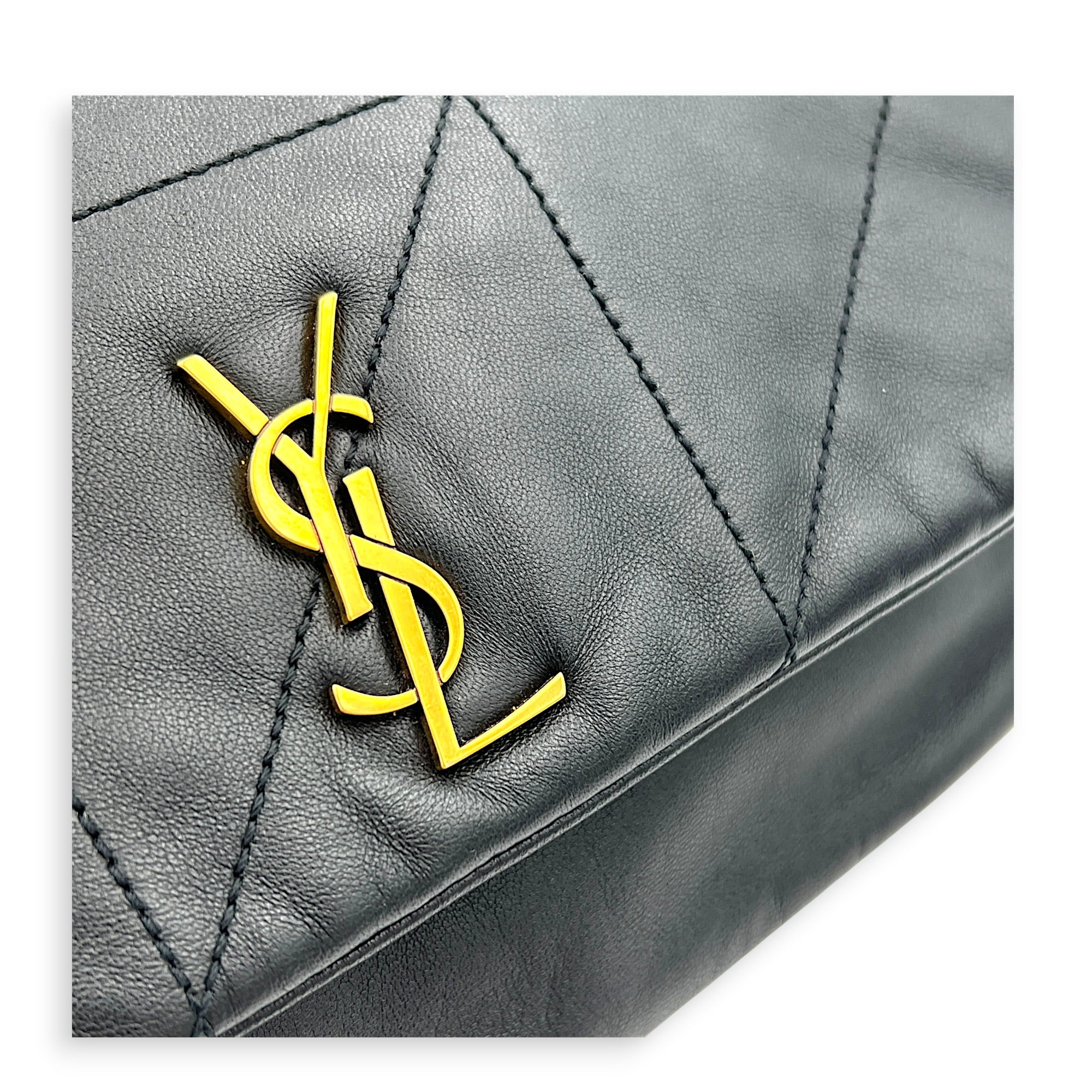 Jamie 4.3 Black Shoulder Bag in Lambskin, Gold hardware
