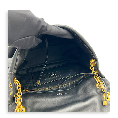 Jamie 4.3 Black Shoulder Bag in Lambskin, Gold hardware