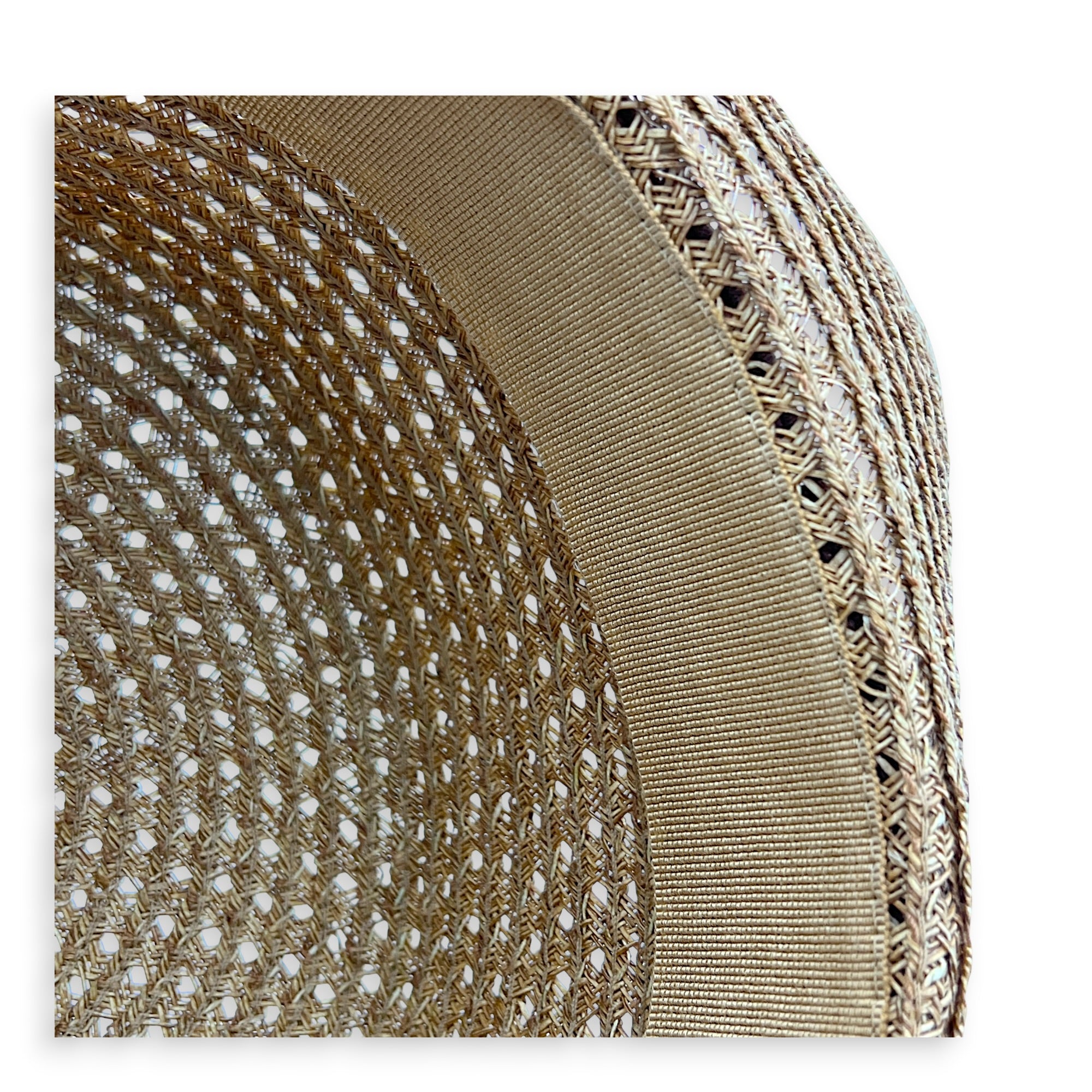 D-Bobby Brim Hat Beige in Straw
