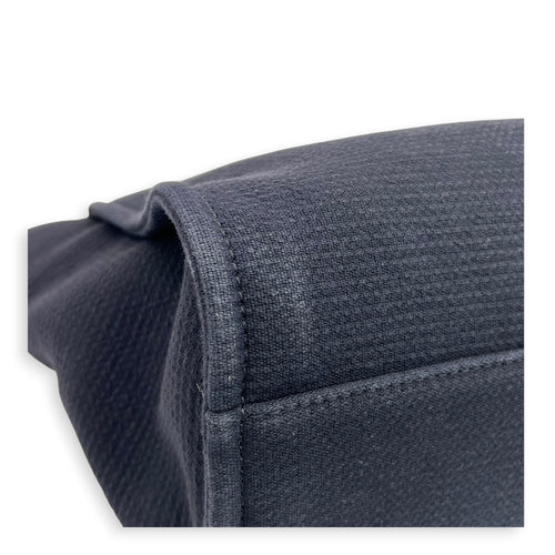 Deauville Tote Bag Black in Canvas, Gold hardware