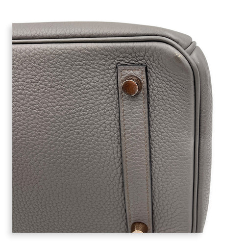 Birkin 30 Etain Top Handle Bag in Togo, Gold hardware