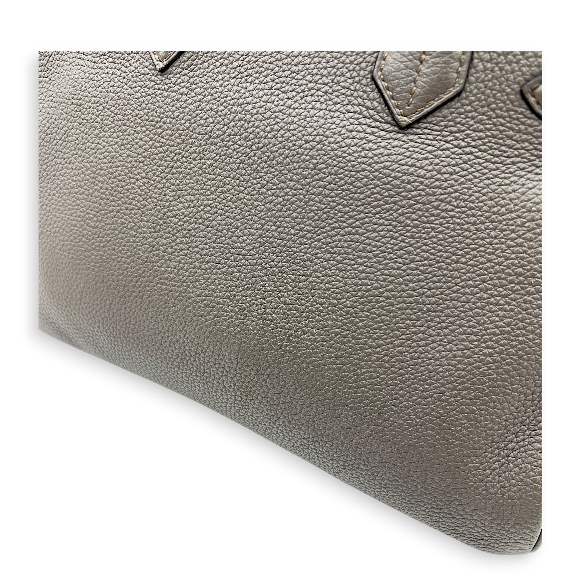 Birkin 30 Etain Top Handle Bag in Togo, Gold hardware