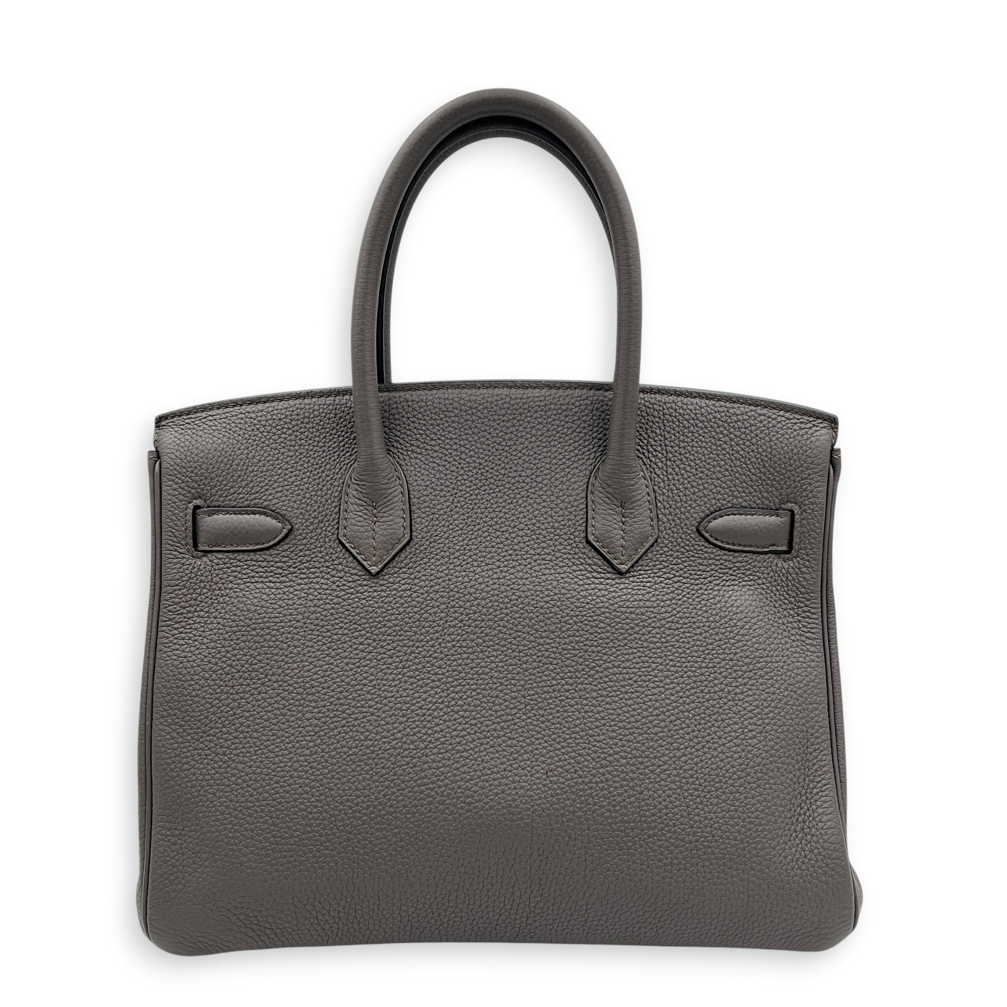 Birkin 30 Etain Top Handle Bag in Togo, Gold hardware