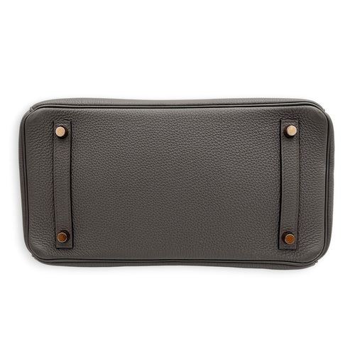 Birkin 30 Etain Top Handle Bag in Togo, Gold hardware