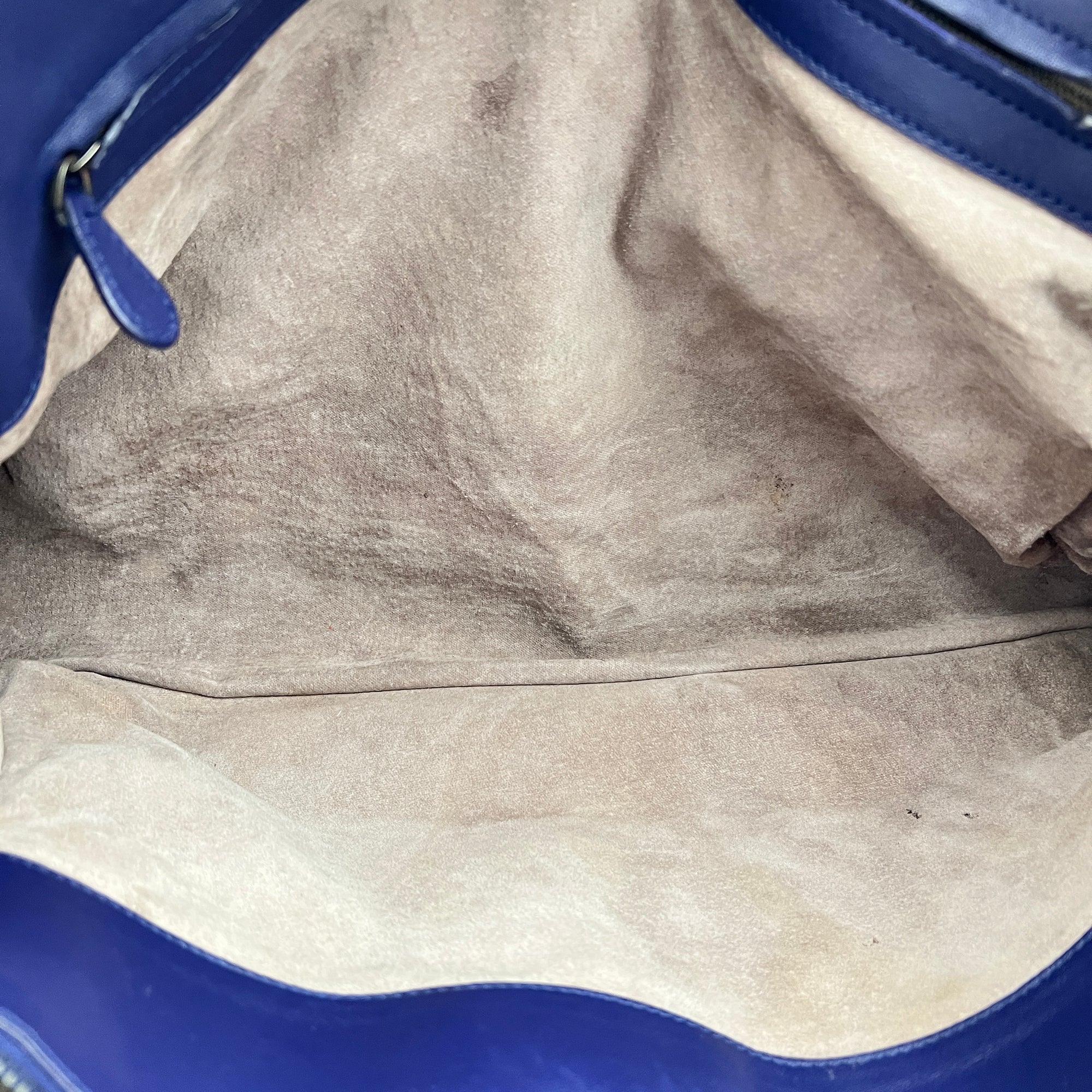 Intrecciato Tote Bag Purple in Nappa Leather, Ruthenium hardware