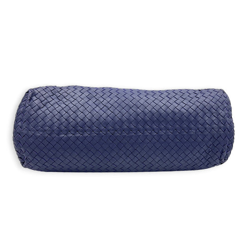 Intrecciato Tote Bag Purple in Nappa Leather, Ruthenium hardware