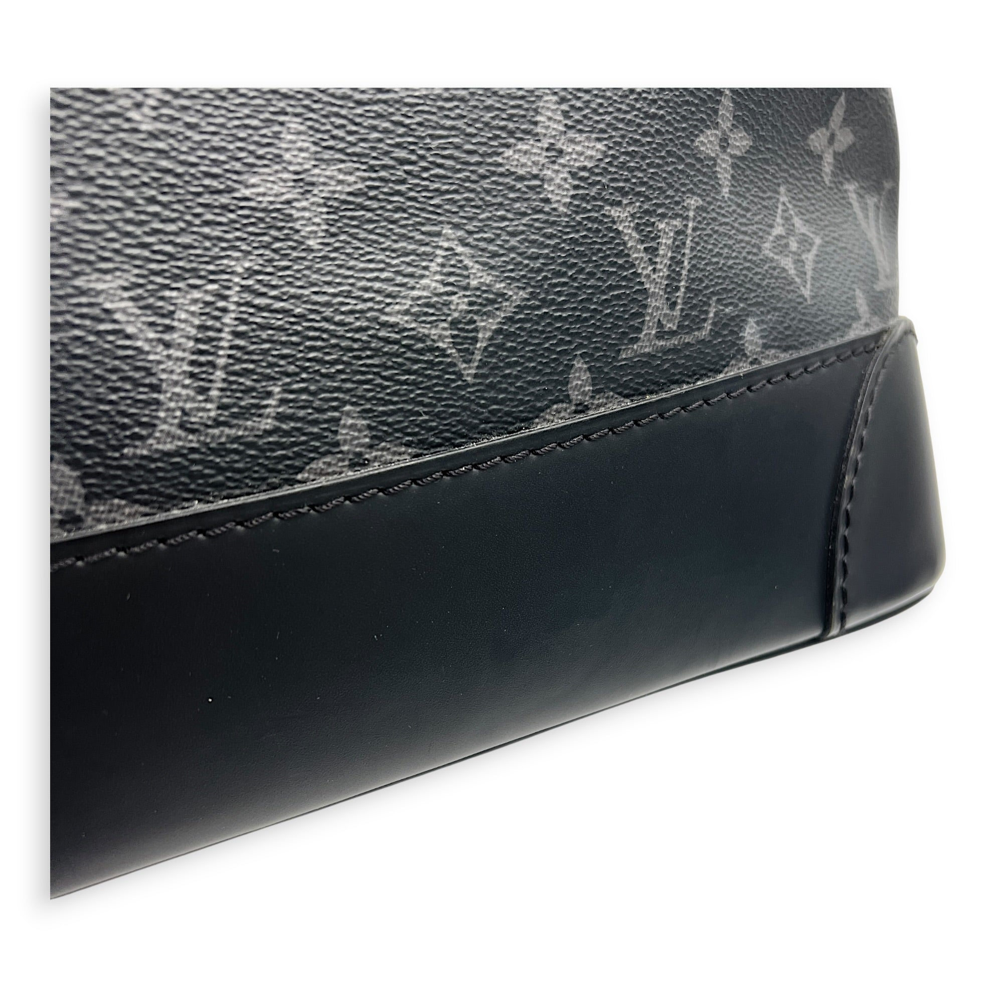 Steamer Backpack Black in Coated Canvas, Silver hardware
