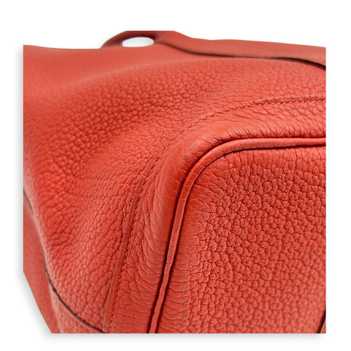 Garden Party 36 Rouge Duchesse Top Handle Bag in Negonda, Palladium hardware