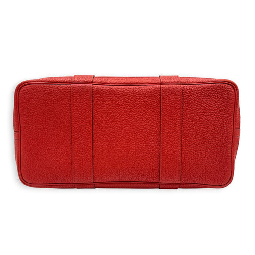 Garden Party 36 Rouge Duchesse Top Handle Bag in Negonda, Palladium hardware
