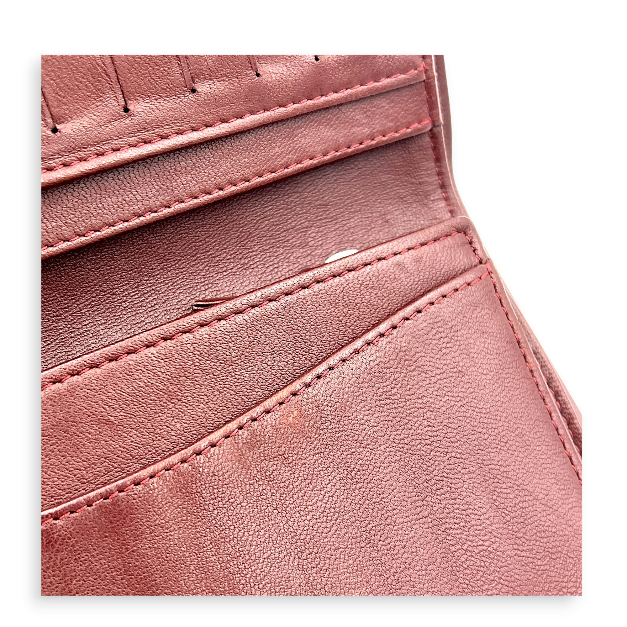 CC Wallet Black in Lambskin, Silver hardware