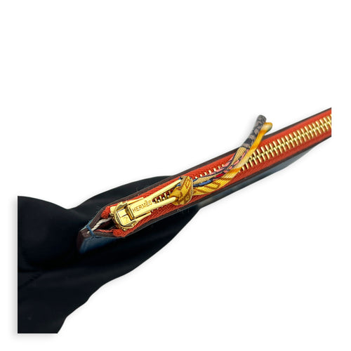 Change Pouch Petite H Multi-colour in Chevre Mysore, Gold hardware