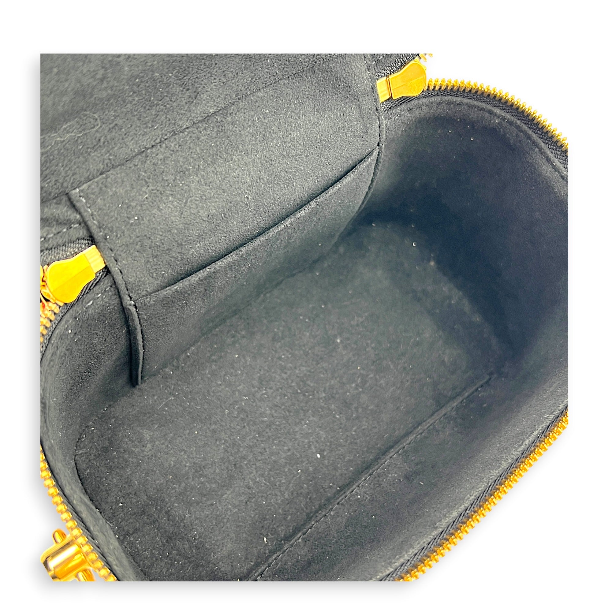 Vanity Game On Top Handle Bag in Coated Canvas, Gold hardware