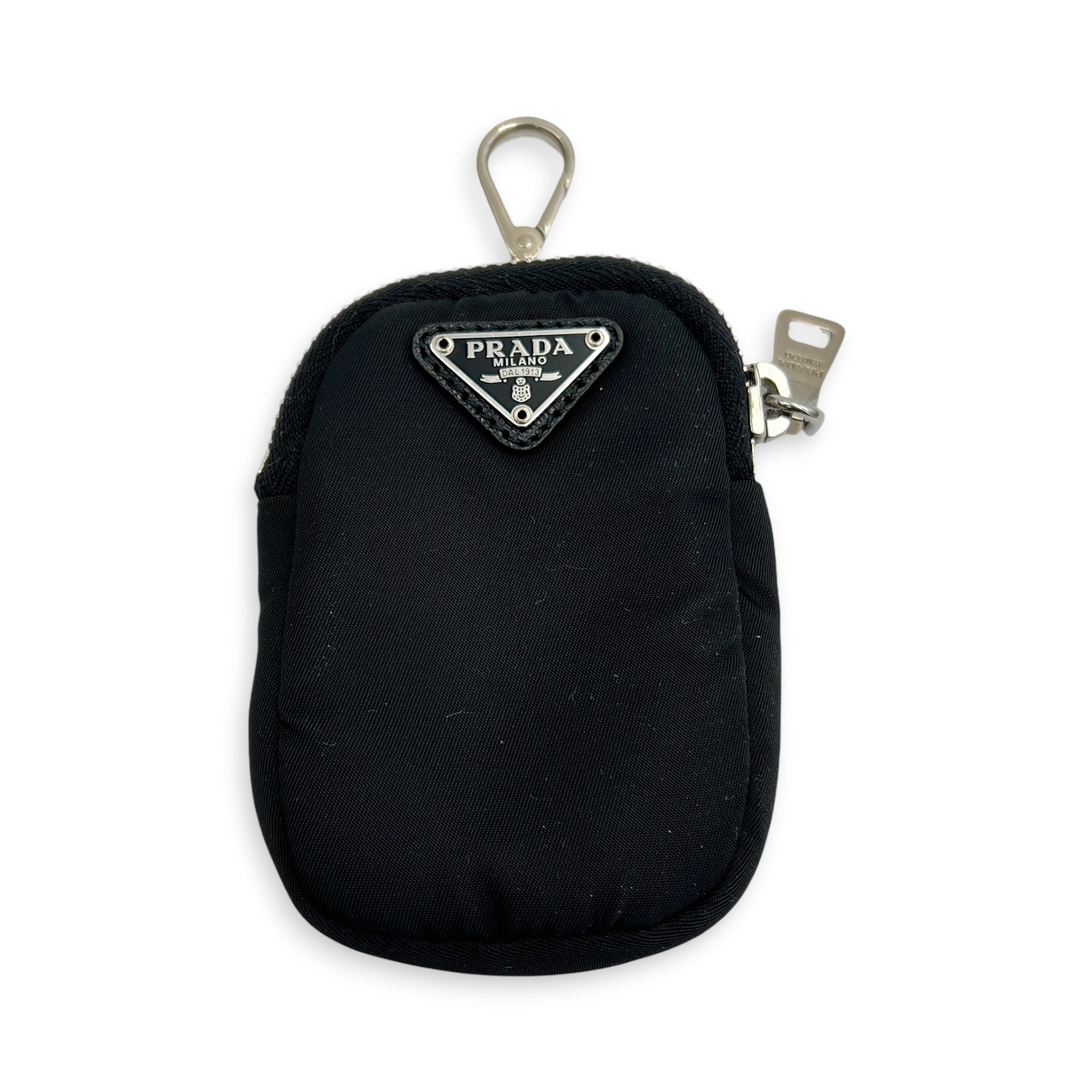 Re-Edition 2005 Crossbody Bag Black in Nylon, Silver hardware