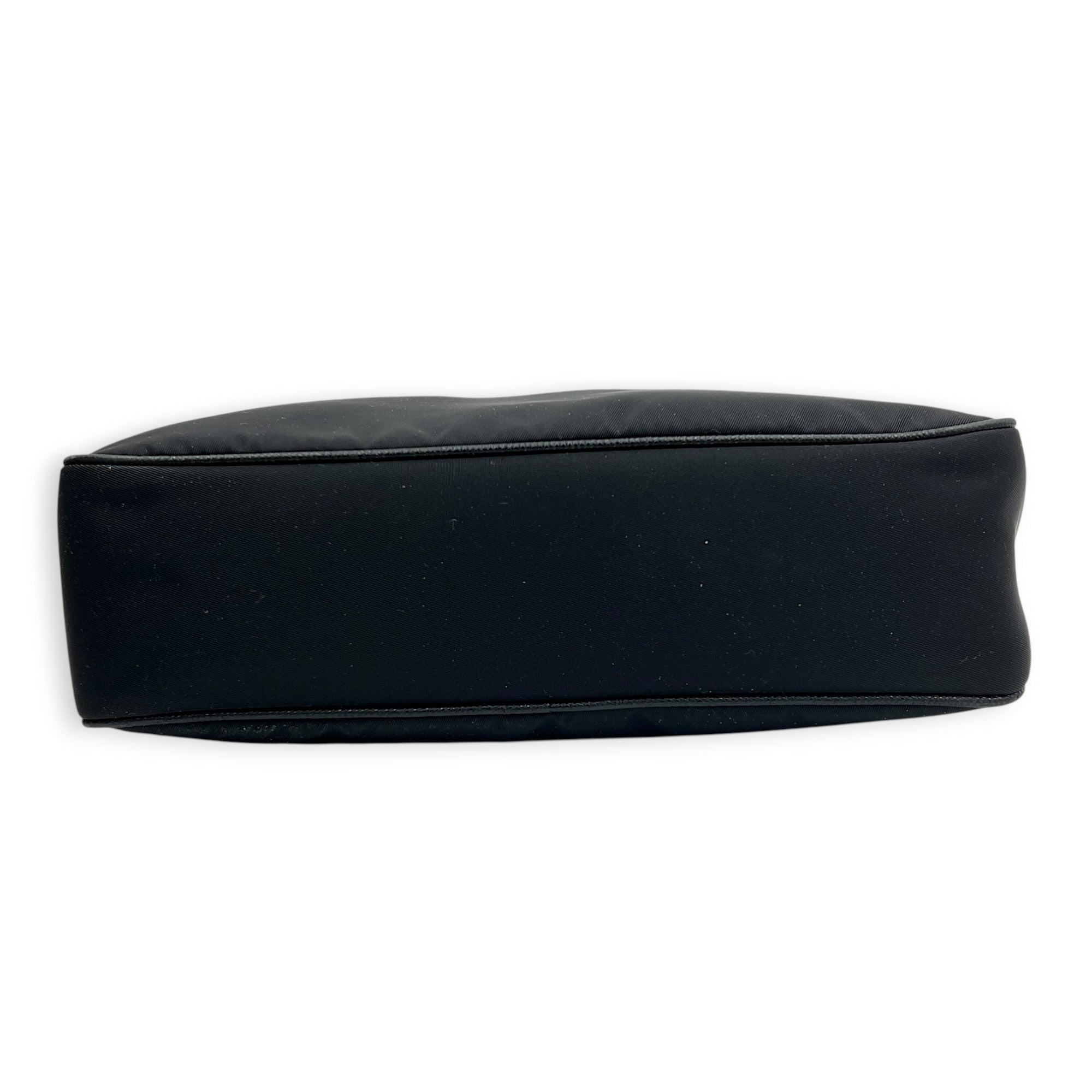 Re-Edition 2005 Crossbody Bag Black in Nylon, Silver hardware