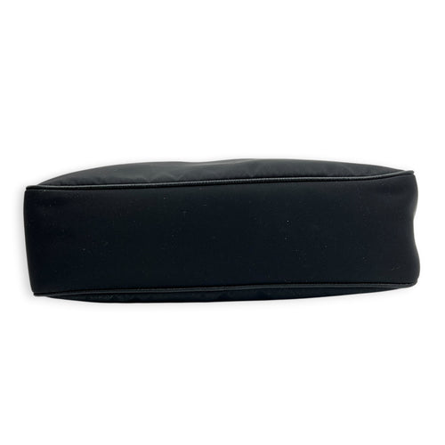 Re-Edition 2005 Crossbody Bag Black in Nylon, Silver hardware