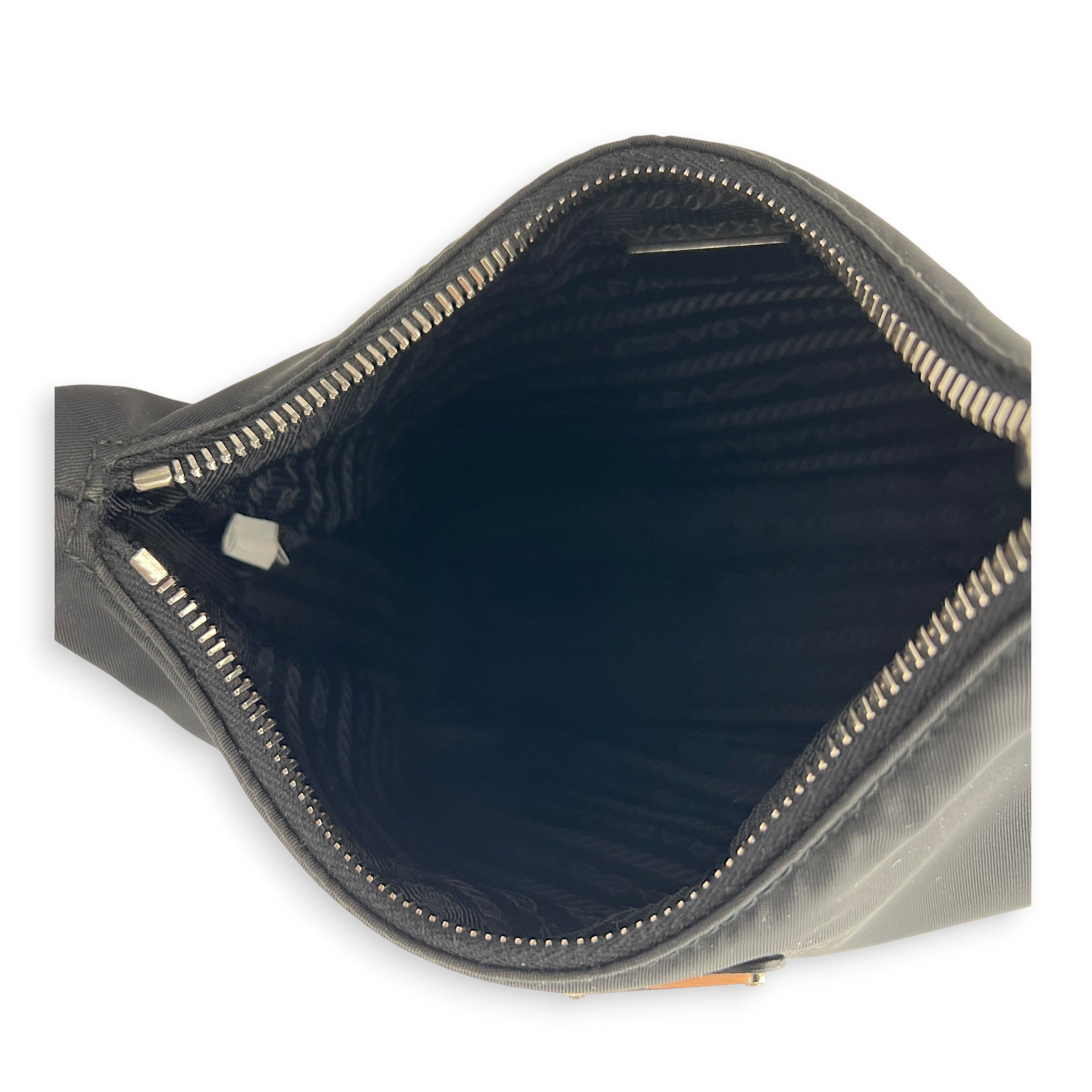 Re-Edition 2005 Crossbody Bag Black in Nylon, Silver hardware