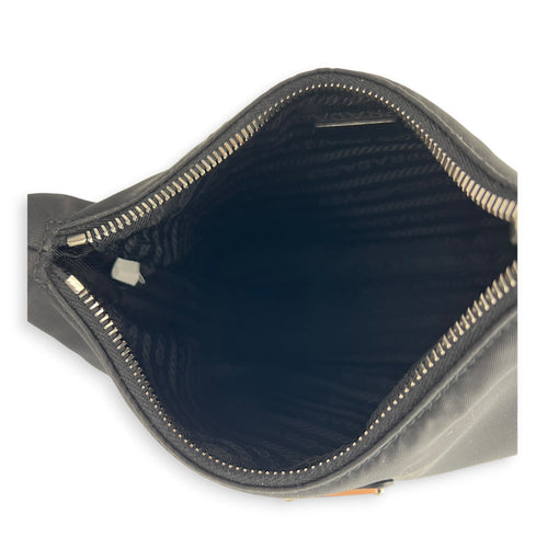 Re-Edition 2005 Crossbody Bag Black in Nylon, Silver hardware