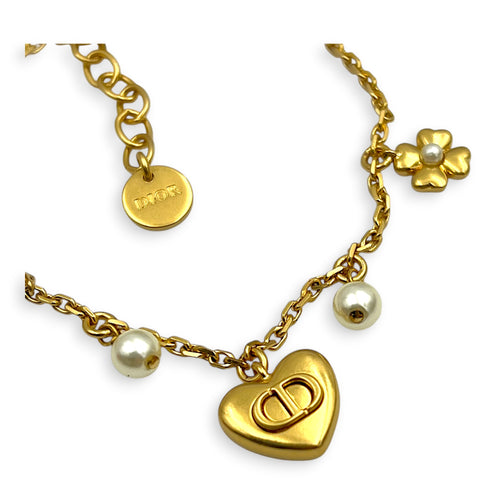 Lucky Charm Gold Bracelet in Metal, Gold hardware