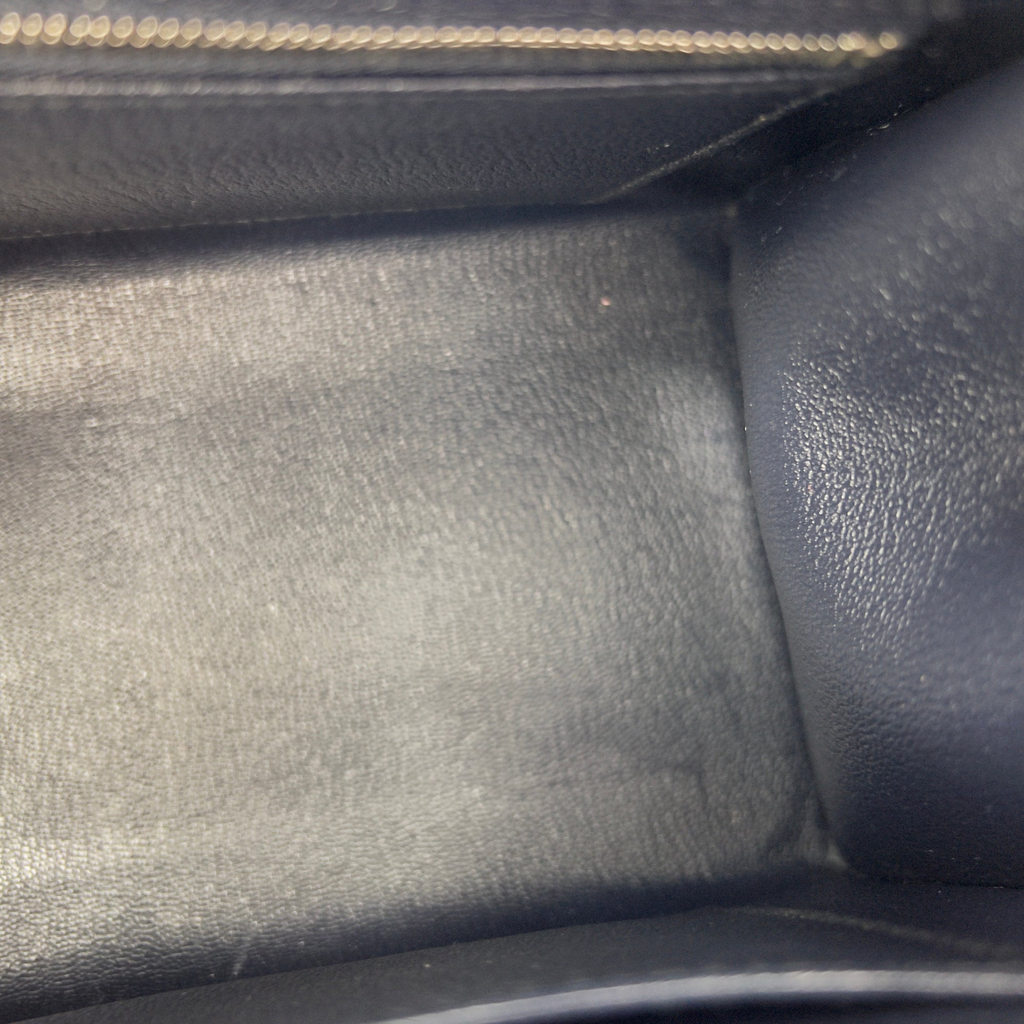 Birkin Sellier 25 Bleu Indigo Top Handle Bag in Epsom, Palladium hardware