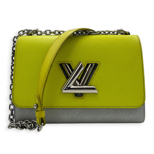 Twist Shoulder Bag Multi-colour in Epi Leather, Silver hardware