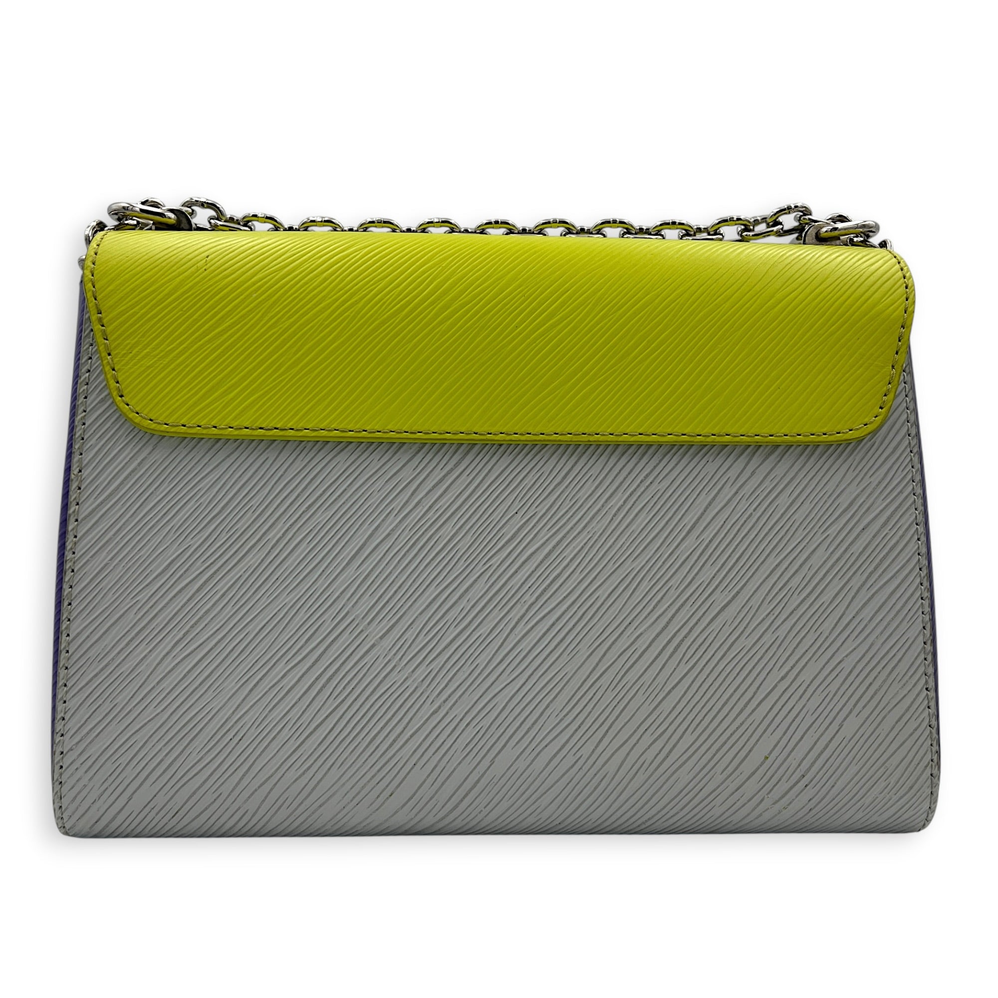 Twist Shoulder Bag Multi-colour in Epi Leather, Silver hardware