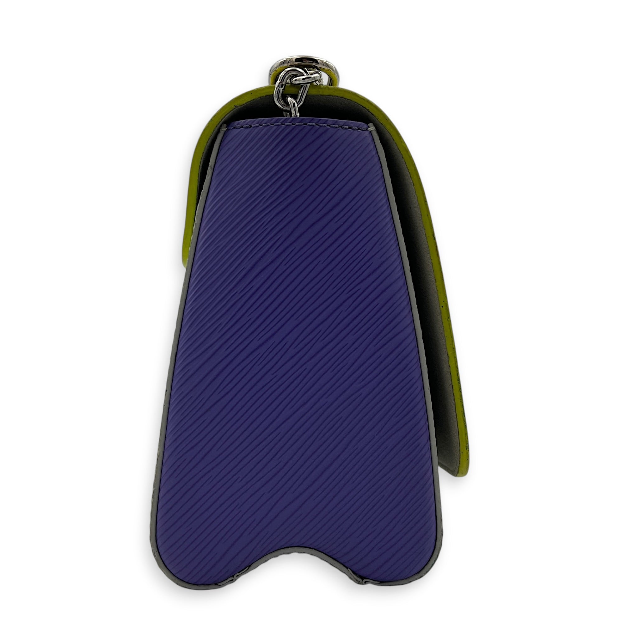 Twist Shoulder Bag Multi-colour in Epi Leather, Silver hardware