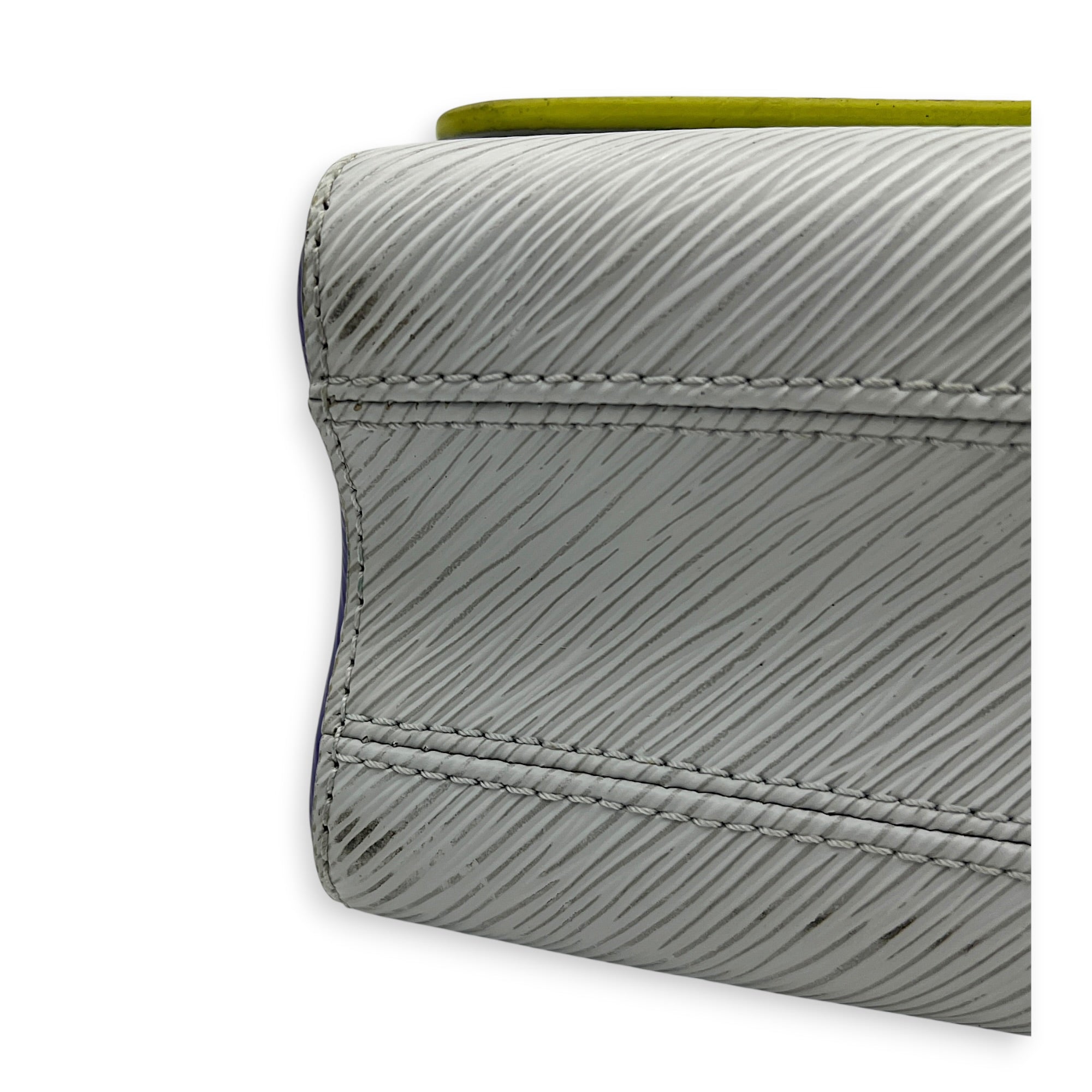 Twist Shoulder Bag Multi-colour in Epi Leather, Silver hardware