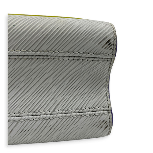 Twist Shoulder Bag Multi-colour in Epi Leather, Silver hardware