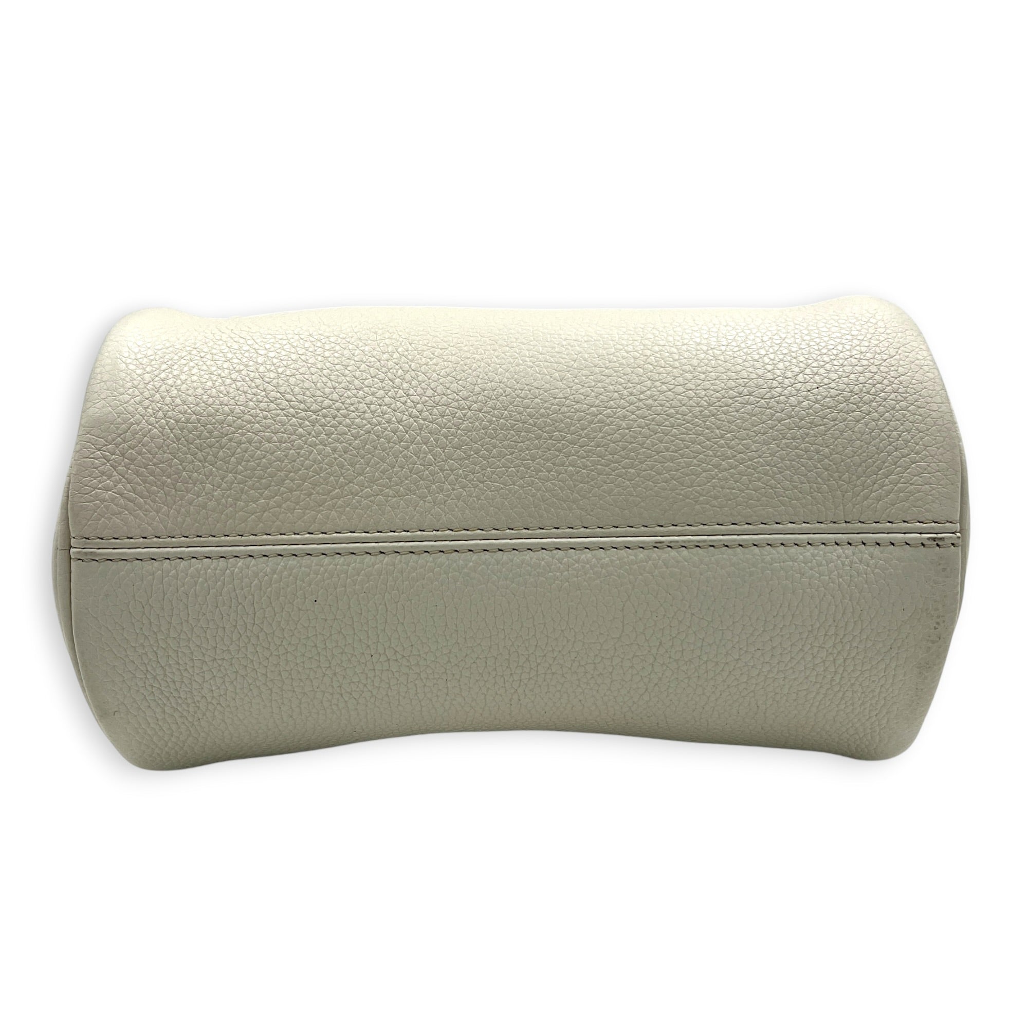 x Daniel Arsham Roller Shoulder Bag White in Calfskin, White hardware