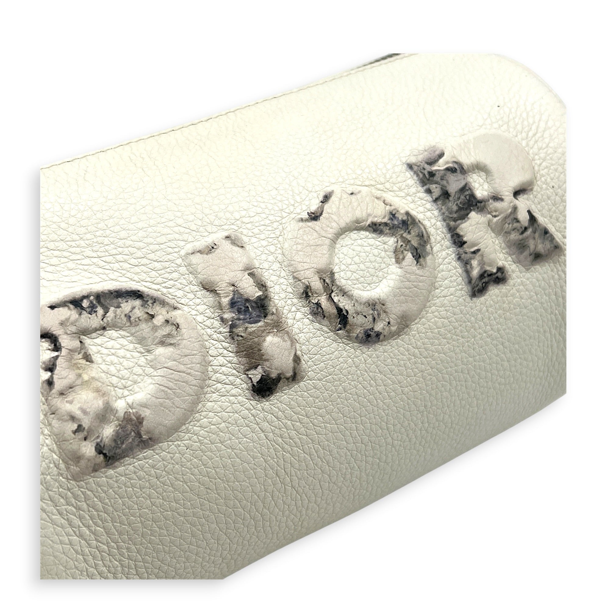 x Daniel Arsham Roller Shoulder Bag White in Calfskin, White hardware