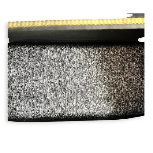 Sellier Kelly 25 Black Top Handle Bag in Box, Gold hardware