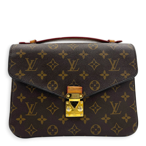 Metis Crossbody Bag Gold in Monogram Coated Canvas, Gold hardware