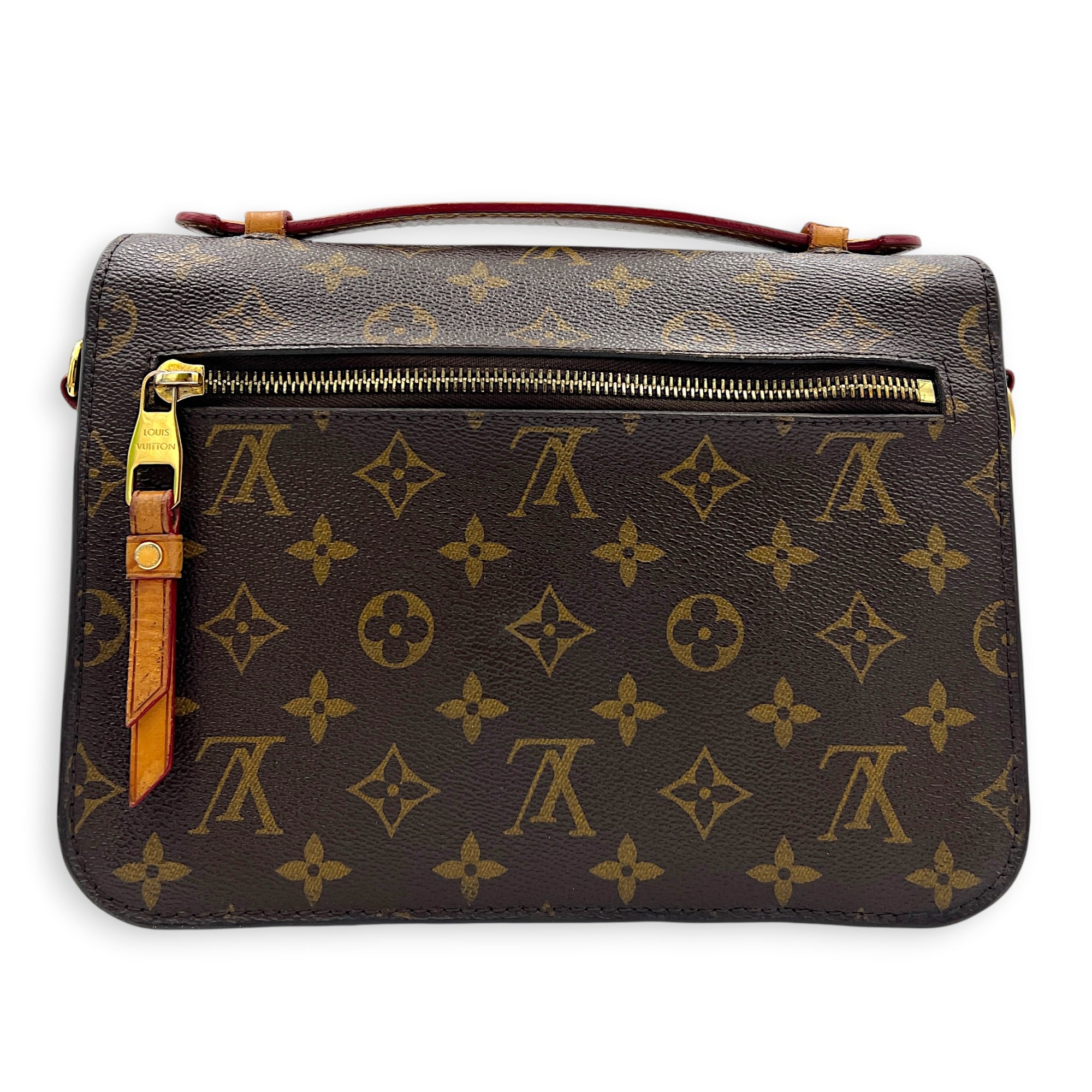 Metis Crossbody Bag Gold in Monogram Coated Canvas, Gold hardware