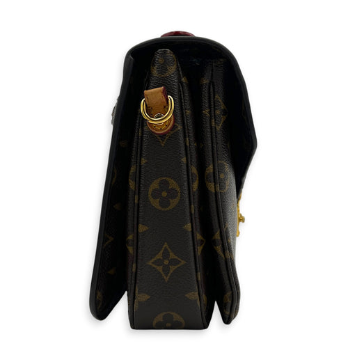 Metis Crossbody Bag Gold in Monogram Coated Canvas, Gold hardware