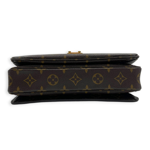 Metis Crossbody Bag Gold in Monogram Coated Canvas, Gold hardware