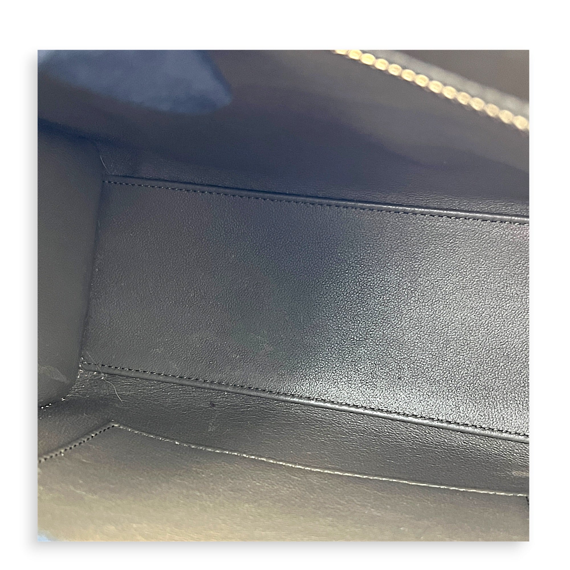 Luggage Nano Multi-colour Top Handle Bag in Calfskin, Gold hardware