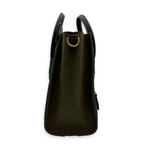 Luggage Nano Multi-colour Top Handle Bag in Calfskin, Gold hardware