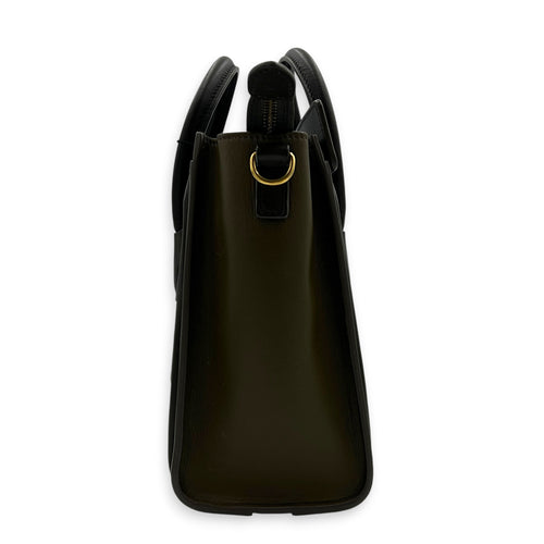 Luggage Nano Multi-colour Top Handle Bag in Calfskin, Gold hardware