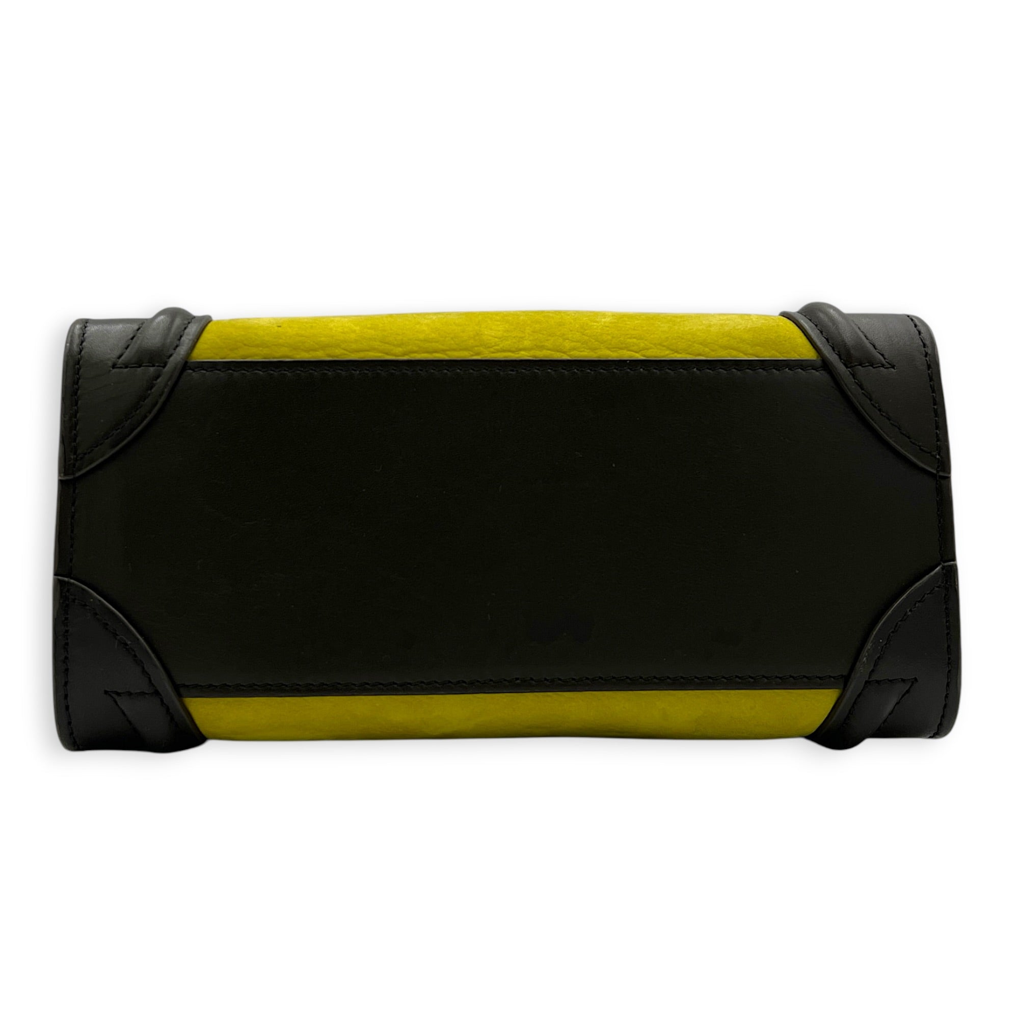 Luggage Nano Multi-colour Top Handle Bag in Calfskin, Gold hardware
