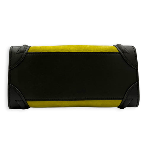 Luggage Nano Multi-colour Top Handle Bag in Calfskin, Gold hardware