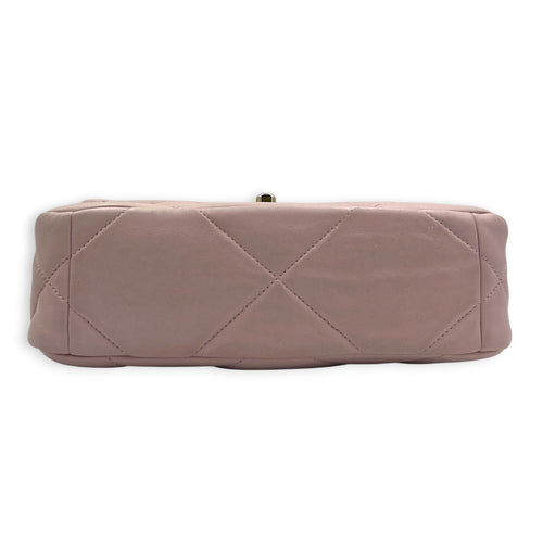 C19 Shoulder Bag Pink in Lambskin, Mixed hardware