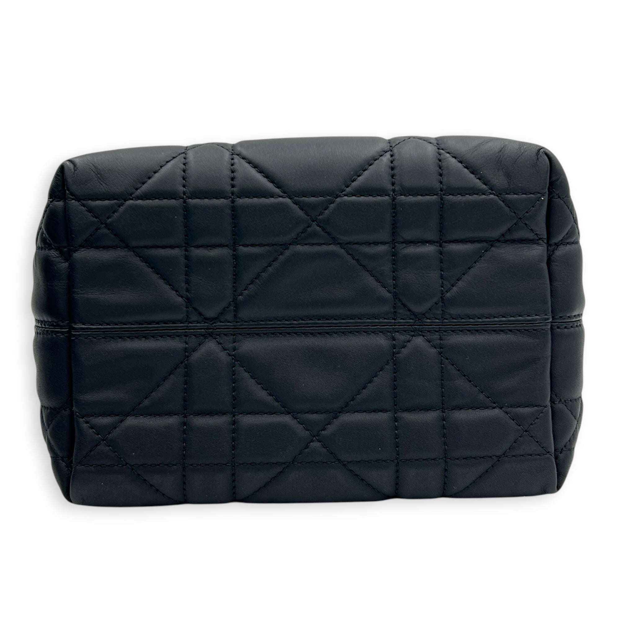 Toujours Vertical Black Top Handle Bag in Calfskin, Gold hardware