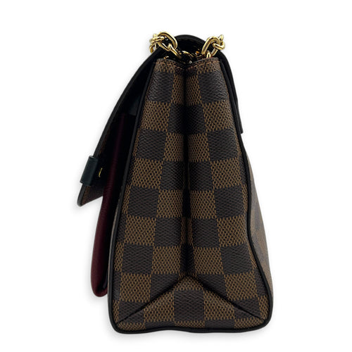 Vavin Shoulder Bag Brown in Monogram Coated Canvas, Gold hardware